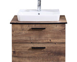 Blat pentru Lavoar Baie, Pelipal 374 Stejar Ribbeck, 73x44,5 cm, Maro