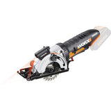 Fierastrau circular mini fara acumulator Worx WX523.9 20V, 27mm, accesorii incluse