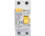 Intreruptor Automat Cu Protectie Diferentiala Total Green Rcbo 1p+n 40a 6ka/30ma, Curba C