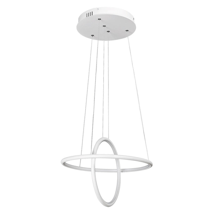 Pendul LED Donatella, 37 W, 4000K, finisaj alb