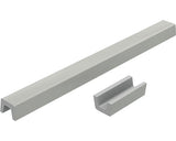 Prag Cabina Dus Drept din Marmura Compozita 90 cm Gri Inox