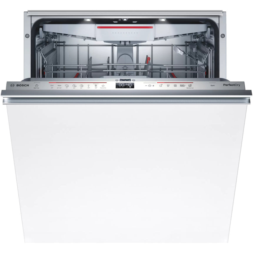 Masina de spalat vase incorporabila Bosch SMV6ZCX49E, 14 seturi, 8 programe, ActiveWater, Motor EcoSilence Drive, Clasa C, TimeLight, Home Connect, 60 cm