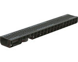 Rigola Polipropilena VODALAND Gratar Fonta 1000x145x80 mm Scurgere Verticala Ø 110 mm C 250 Trafic Pietonal