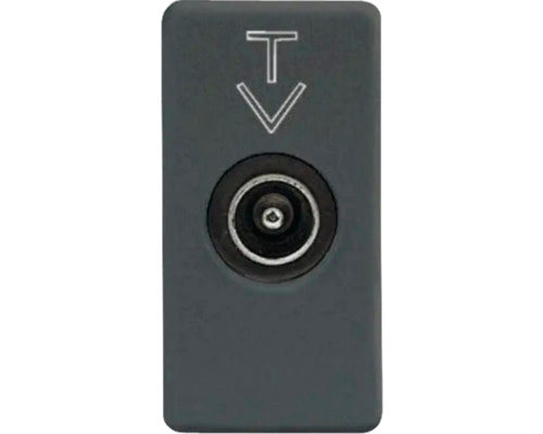 Priza Tv De Trecere Gewiss System, Conector Tata 1 Modul, Negru
