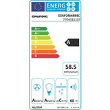 Hota Decorativa GRUNDIG GDSP2464BBSC, 1 motor, 720 m3/h, L 60 cm, Clasa A, Negru