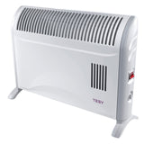 Convector electric de podea TESY CN 204 ZF, 2000 W, 3 trepte de putere, Termostat de siguranta, Termostat reglabil, Protectie anti-inghet