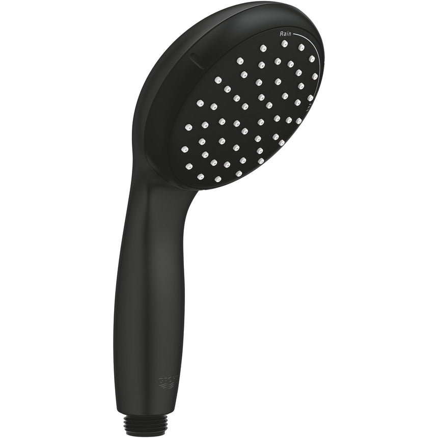 Para de dus Grohe Vitalio Start 100 279462430, 1/2'', universala, 2 pulverizari, anti-calcar, mat, negru