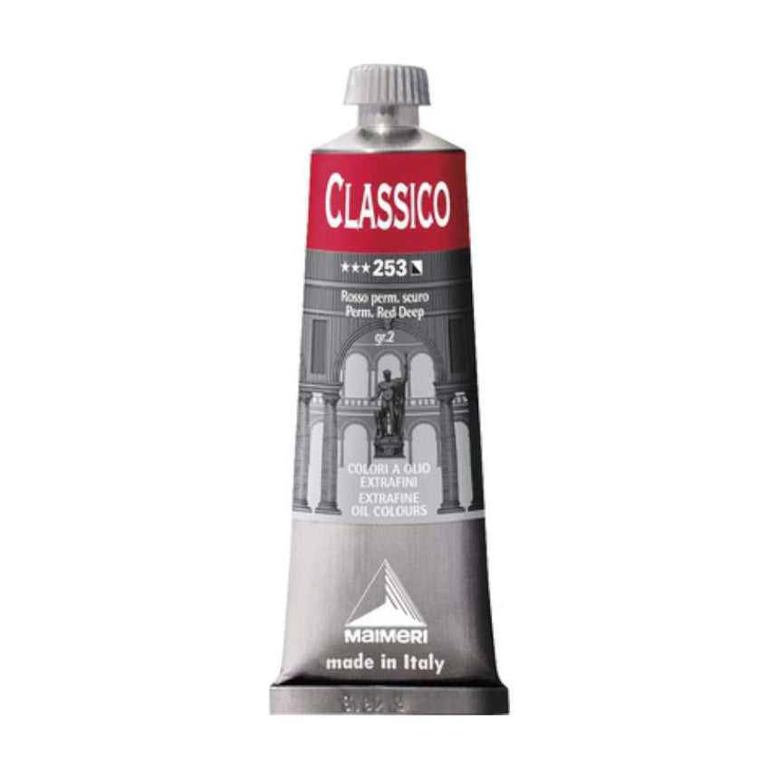 Vopsea in Ulei Classico Maimeri - Permanent Red Deep - 60 ml