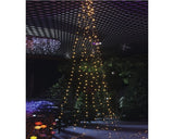Perdea Luminoasa Lafiora Pentru Interior Si Exterior, 800 Led-uri, 8 M, Alb Cald
