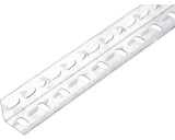 Cornier Metalic Perforat Alberts Conceptor 35x35x1, 5 Mm, Lungime 2m, Argintiu