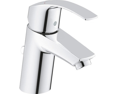 Baterie lavoar monocomanda pentru presiune joasa GROHE Eurosmart marime S 23459002 set evacuare cu tija crom