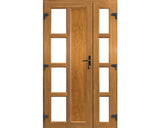 Usa Termopan Exterior 02 Stejar 120x204 cm Dreapta