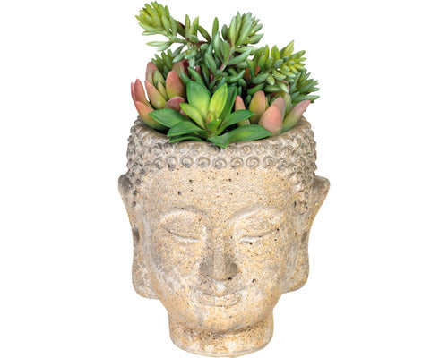 Aranjament Plante Suculente Artificiale In Vas H 120 Cm Verde