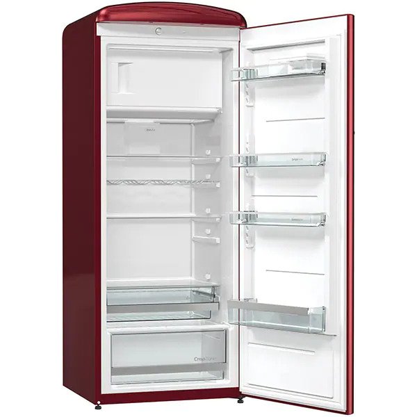 Frigider cu o usa GORENJE ORB153R, 254 l, H 154 cm, Clasa E, Rosu