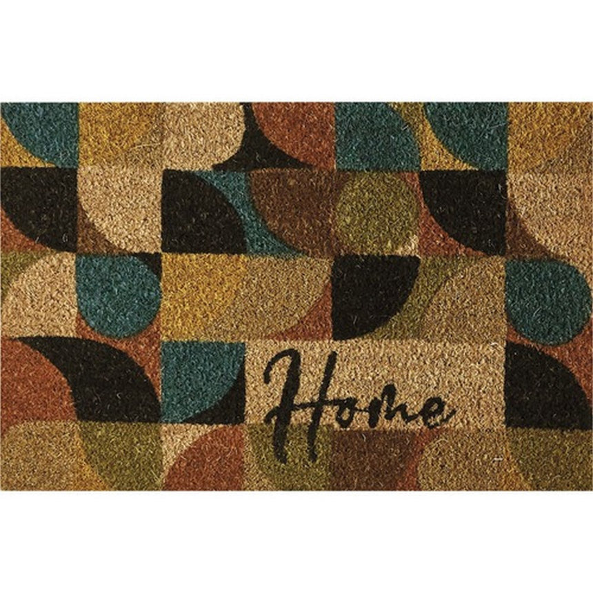 Covoras intrare interior exterior IS0738 Home, Cocos, Dreptunghiular, 60 x 40 cm, Multicolor