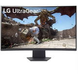Monitor LED Gaming Curbat LG 32GS60QC-B, 31.5" , QHD (2560 x 1440), HDMI, DisplayPort, 180 Hz, 1 ms, Negru