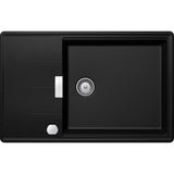 Chiuveta granit Schock Tia D-100LS Magma Cristadur 780 x 500 mm cu Sifon Automat, adancime cuva 198 mm, reversibila, montare pe blat