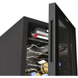 Racitor de vinuri Candy CWC 021MDH/N, 21 sticle, H 70 cm, Clasa G, negru