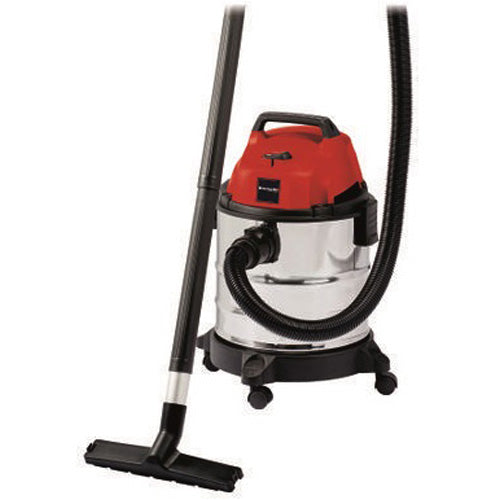 Aspirator umed/uscat Einhell TC-VC 1820 S, 1250 W, putere aspiratie 18 kPa,conector suflare aer,furtun 150 cm,suport accesorii, rezervor otel inoxidabil 20 L