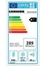 Combina frigorifica Liebherr CNPesf 5156, 453 L, clasa F, congelator NoFrost, DuoCooling, finisaj antiamprenta, Inox