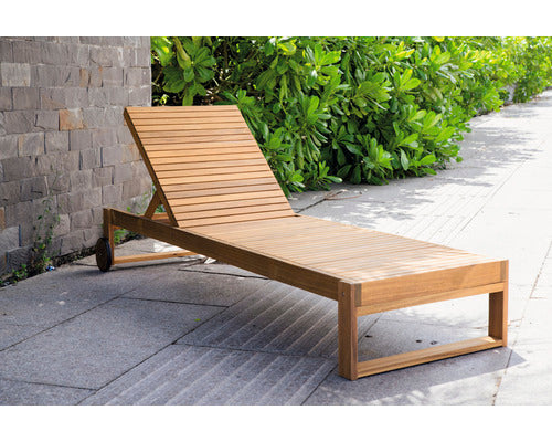 Sezlong Plaja Gradina Garden Place Lilja Lemn 66x196x16, 5 Cm