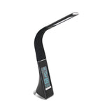 Lampa de birou Cognoli, cu touch, 3 trepte, cu baterii, EGLO, LED, 3.2W, 300 lm, lumina neutra, plastic, negru, 7 x 10 x 51 cm, A+