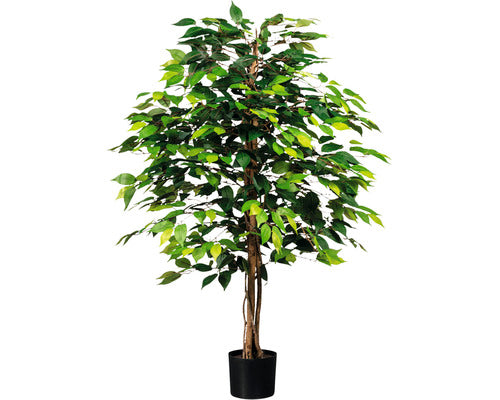 Planta Artificiala Feriga Benjamina In Ghiveci H 120 Cm Verde