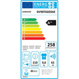 Uscator de Rufe SAMSUNG DV90TA020AE/LE, Pompa de Caldura, 9 kg, 14 Programe, Clasa A++, Alb