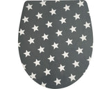 Capac WC ADOB Imola model stele, inchidere lenta, 44,5-46,5x38,5 cm