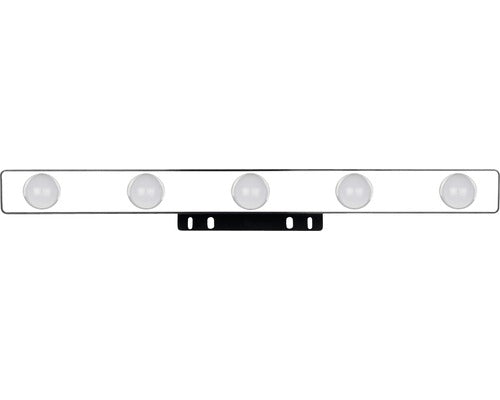 Lampa Pentru Oglinda Cu Led Integrat Hollywood S3 Ip 44, Argintiu/negru