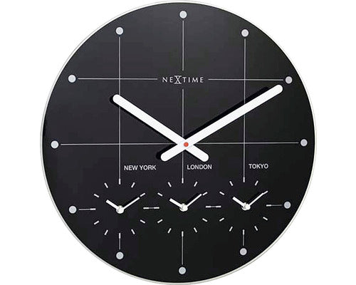 Ceas Perete Nextime Big City Negru Ø 43 Cm