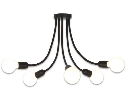 Lustra Galileo E27 Max. 5x40w, Negru