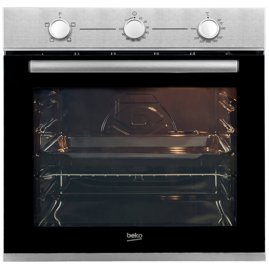 Cuptor incorporabil Beko BBIC12100XD, Electric, 72 l, SteamShine Cleaning, Grill, Timer, Clasa A, Inox