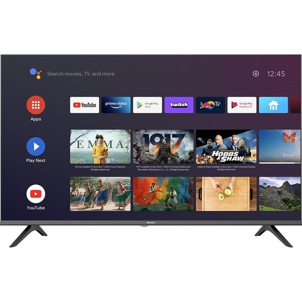 Televizor LED Smart HISENSE 40A4HA, Full HD, 100 cm, Clasa F, Negru