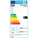 Cuptor incorporabil Beko BBIM18302BCSE, Electric, Autocuratare catalitica, 72 l, Clasa A+, RecycledNet, AEROperfect, Rafturi telescopice, Soft close door, Touch si Butoane, Grill, Negru