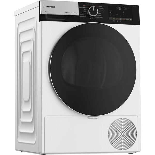 Uscator de Rufe GRUNDIG GT75924D, Pompa de Caldura, 9 kg, 15 Programe, Clasa A+++, Alb