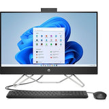 Sistem PC All in One HP 27-cb0008nq, AMD Ryzen 7 5700U pana la 4.3GHz, 27" Full HD, 16GB, 1TB, SSD 512GB, AMD Radeon Graphics, Windows 11 Home, Negru