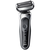 Aparat de ras electric Braun Series 7 71-S1000s, Wet&Dry, AutoSense, cap flexibil 360°, autonomie 50 min, argintiu/negru