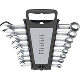 Set chei combinate fixa-inelara 8-19 mm, 8 piese, crom-vanadiu