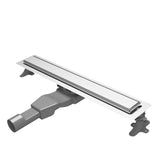 Rigola pentru dus Wirquin Essentiel Flat Linear, debit 36 l/min, otel inoxidabil, 400 mm
