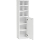 Dulap Baie Inalt Frida, 1 Usa, Pal, 30,4x115,6 Cm, Alb