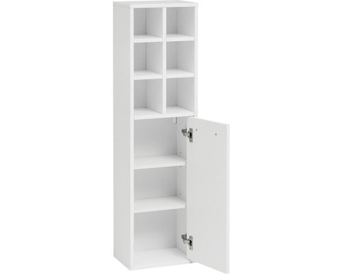 Dulap Baie Inalt Frida, 1 Usa, Pal, 30,4x115,6 Cm, Alb