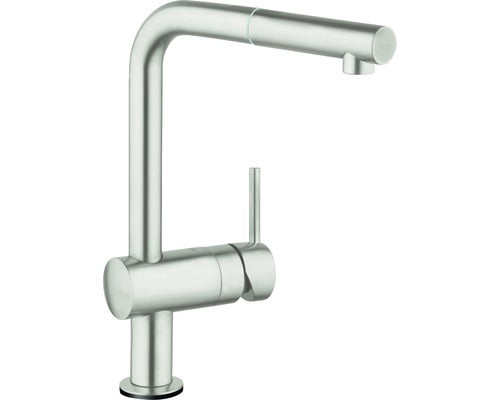 Baterie Bucatarie Cu Dus Extractibil Grohe Minta Touch 31360 Inox Mat