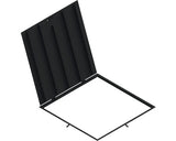 Capac Camin cu Rama VODALAND Metalic 70x70 cm Negru