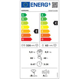 Masina de Spalat Rufe Frontala cu Uscator SAMSUNG WD80T534DBE/S7, AI Control, Eco Bubble, 8/5 kg, 1400rpm, Clasa C/E, Alb