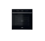 Cuptor incorporabil Whirlpool W7 OS4 4S1 P BL, Electric, 73 l, Autocuratare pirolitica, Tehnologia al 6-lea Simt, Ready2Cook, SteamSense, Grill, Clasa A+, Negru