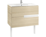 Baza Lavoar Roca Victoria N Stejar, cu Lavoar, 80 cm, Crem