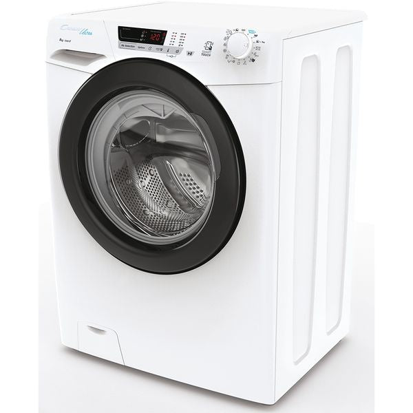 Masina de spalat rufe Candy HCU1282DWB4/1-S, clasa B, 1200 RPM, 8 kg, Kg Detector, Calcare usoara, Alba