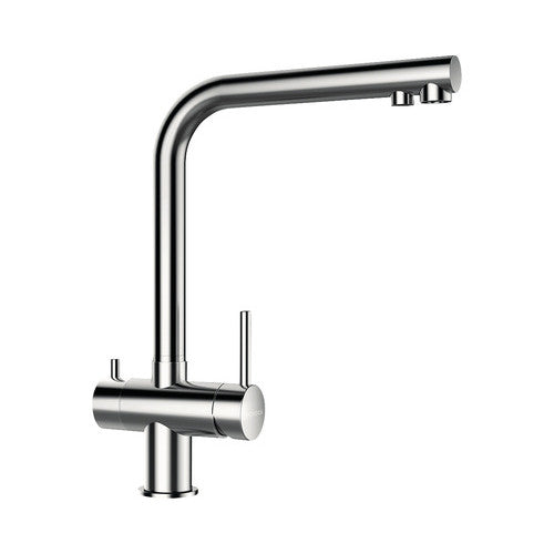 Baterie bucatarie inalta Vitus, 3 cai, cartus ceramic, inox periat