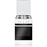 Aragaz HANSA FCGW51099, 4 arzatoare, Gaz, 50 cm, Alb